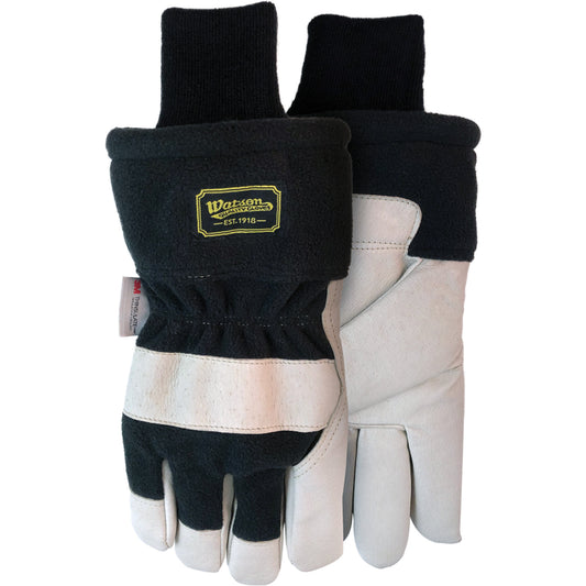 Watson Gloves Fitters Gloves, Medium, Grain Pigskin Palm, Thinsulate™ Inner Lining