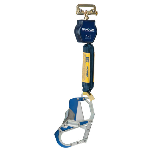 3M DBI Sala Fall Protection Nano-Lok™ Self-Retracting Lifeline, 6', Web, Stationary