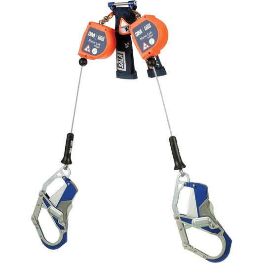 3M DBI Sala Fall Protection Nano-Lok™ Edge Self-Retracting Lifeline, 7', Stainless Steel, Swivel