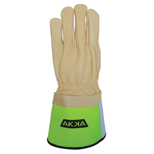 BCL Glove Ltd Lineman's Gloves, Medium, Grain Cowhide Palm