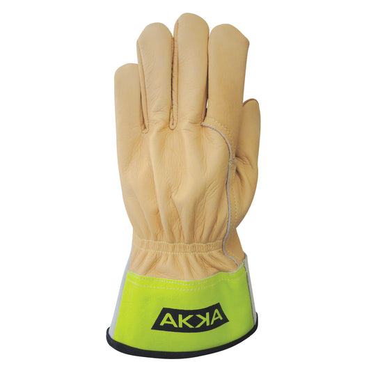 BCL Glove Ltd Lineman's Gloves, Large, Grain Cowhide Palm