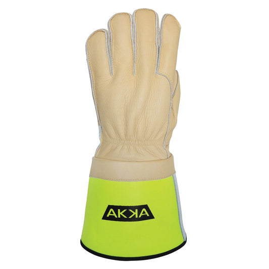 Akka Lineman's Gloves, X-Large, Grain Cowhide Palm