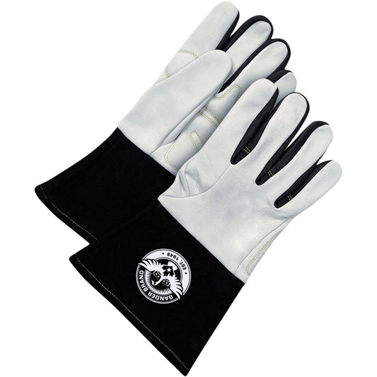 Bob Dale Gloves Gander Brand® Welding Gloves, Grain Goatskin, Size Large