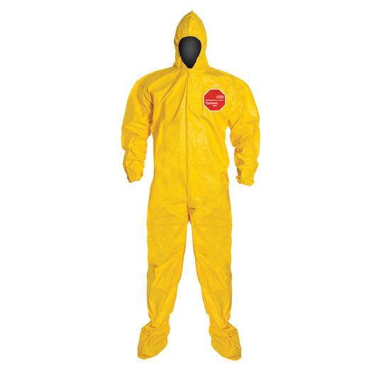 Dupont Personal Protection Coveralls, X-Large, Yellow, Tychem® 2000