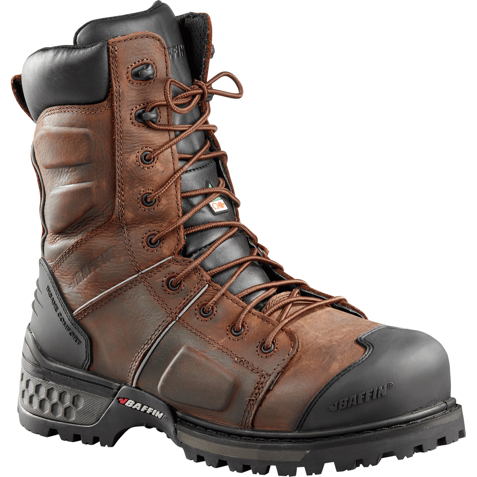Baffin Technology Monster Boots, Leather, Size 8, Impermeable
