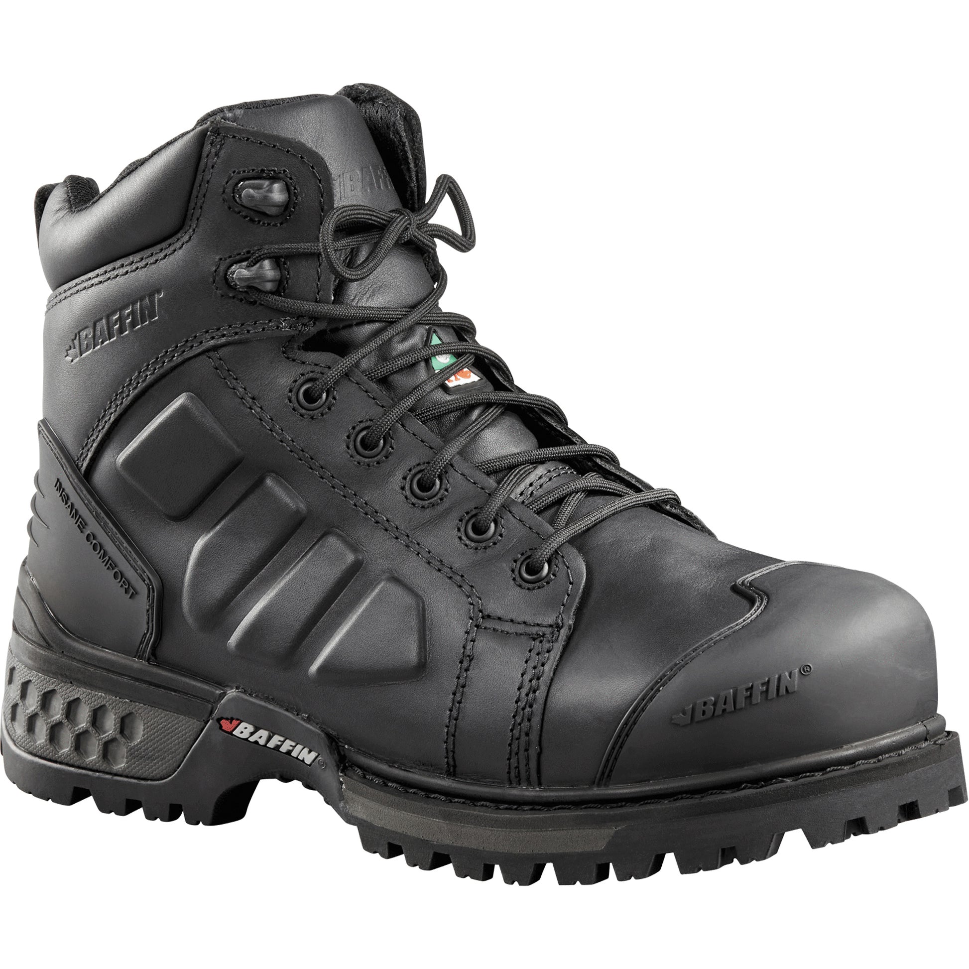 Baffin Technology Monster Boots, Leather, Size 9-1/2, Impermeable