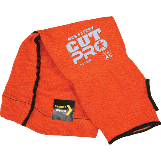 Mcr Safety Memphis® Sleeves, Kevlar®, 14", ASTM ANSI Level A5, Orange