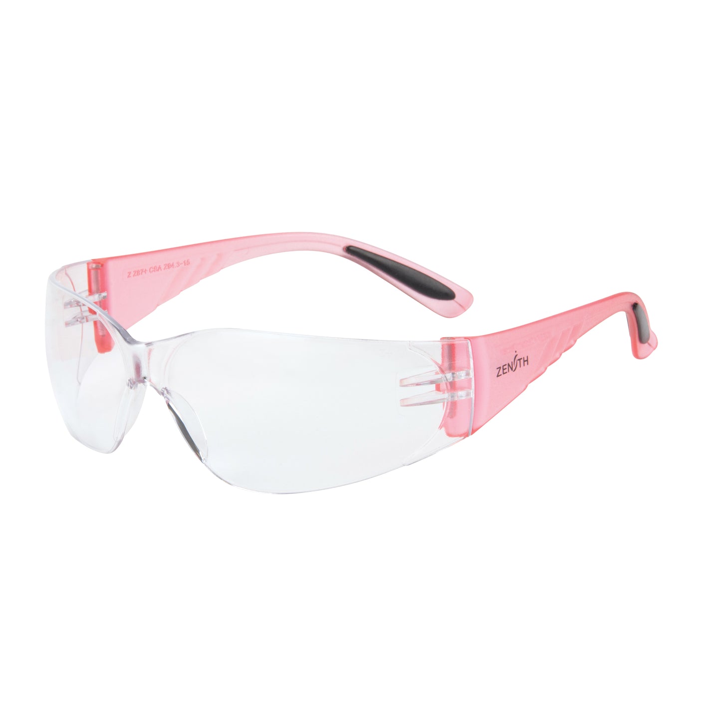 Zenith Safety Products Z2600 Series Safety Glasses, Clear Lens, Anti-Fog/Anti-Scratch, ANSI Z87+/Meets/Exceeds CSA Z94.3