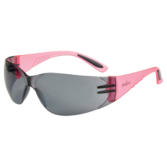 Zenith Safety Products Z2600 Series Safety Glasses, Grey/Smoke Lens, Anti-Scratch, ANSI Z87+/Meets/Exceeds CSA Z94.3