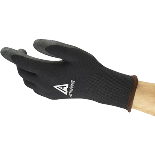 Ansell ActivArmr® 97-631 Medium-Duty Thermal Gloves, 9/Large, Foam PVC Coating, 10 Gauge, Nylon Shell