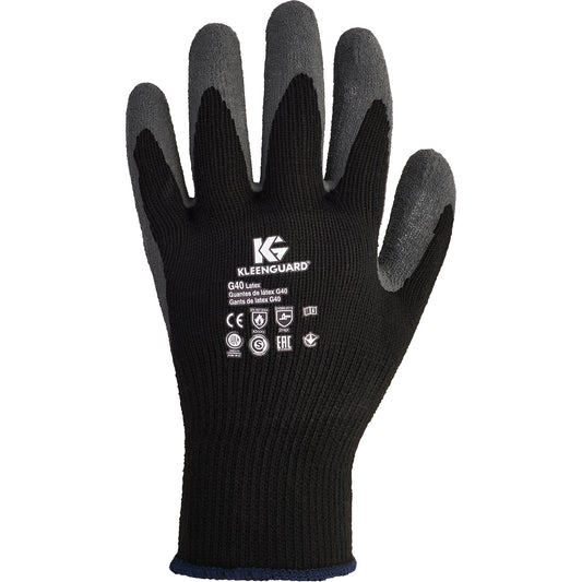Ansell KleenGuard™ G40 Multi-Purpose Gloves, 9/Large, Rubber Latex Coating, 10 Gauge, Polyester/Cotton Shell
