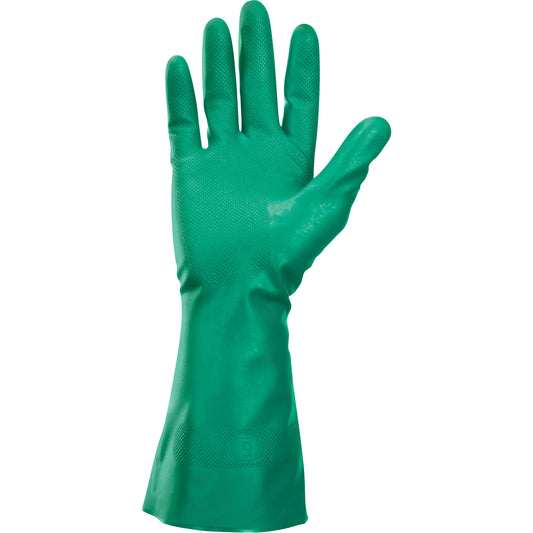 Ansell KleenGuard™ G80 Gloves, Size Large/9, 13" L, Nitrile, Cotton/Flock-Lined Inner Lining, 15-mil