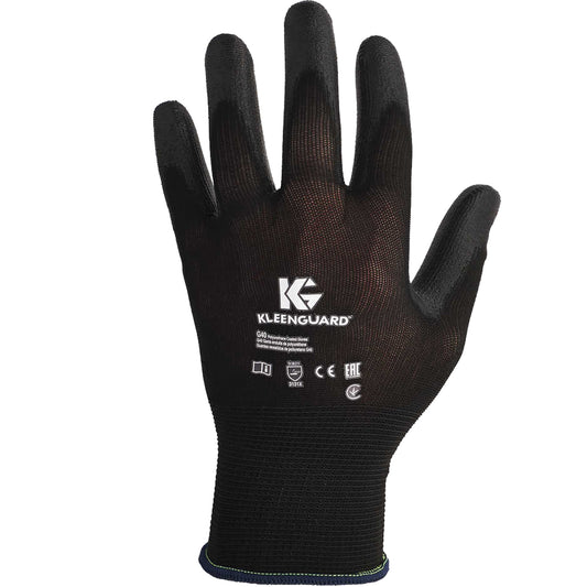 Ansell KleenGuard™ G40 Multi-Purpose Gloves, 6/X-Small, Polyurethane Coating, 15 Gauge, Nylon Shell
