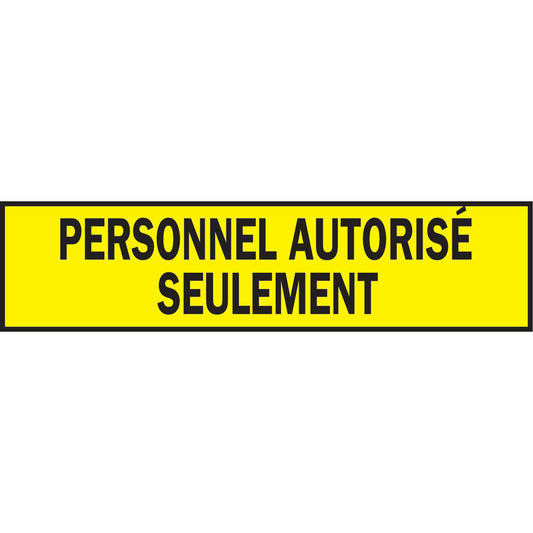 Brady Warning Barricade Tape, French, 3" W x 200' L, 3.5 mils, Black on Yellow