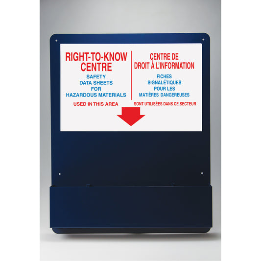 Accuform Signs Pocket-Style Centre, English & French, Binders Included