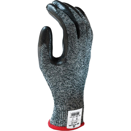 Showa 240 Arc Flash Gloves, Size Medium/8, 13 Gauge, Foam Neoprene Coated, Kevlar® Shell, ANSI/ISEA 105 Level 4