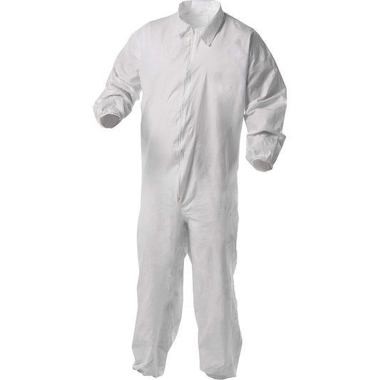 Ansell Kleenguard™ A35 Coveralls, 2X-Large, White, Microporous