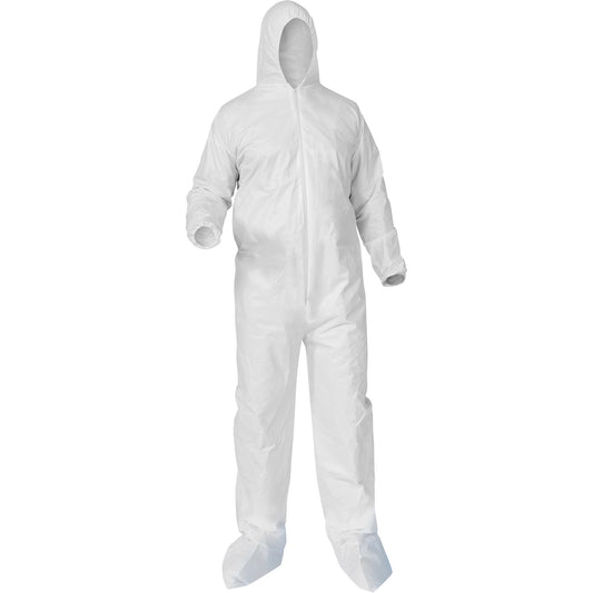 Ansell Kleenguard™ A35 Coveralls, X-Large, White, Microporous