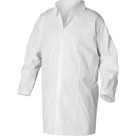 Ansell KleenGuard™ A20 Lab Coat, SMS, White, 2X-Large