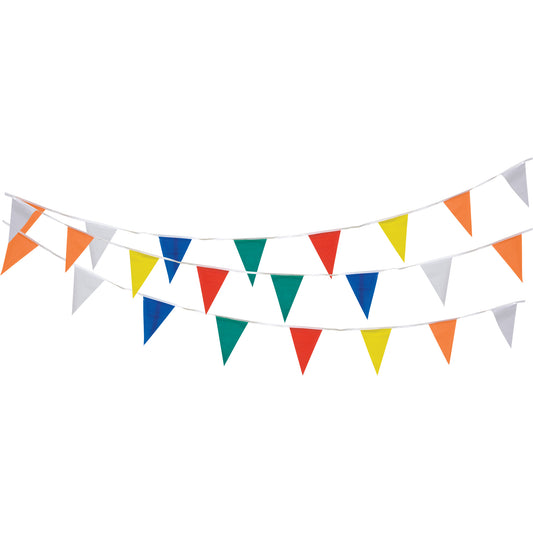 Zenith Safety Products Pennant String, 60' L, Multicolour