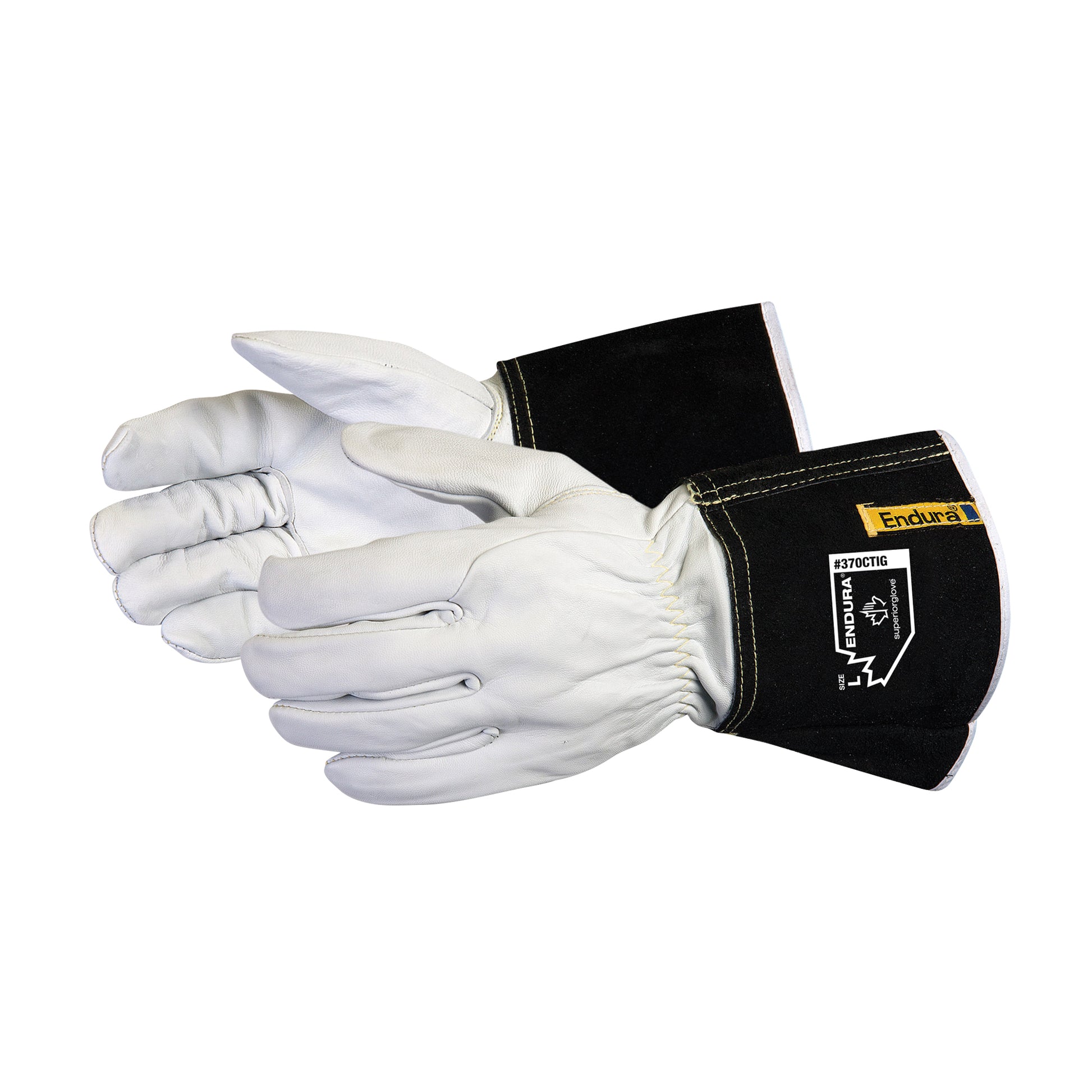 Superior Glove Works Ltd. Endura® Welding Glove, Grain Goatskin, Size Large
