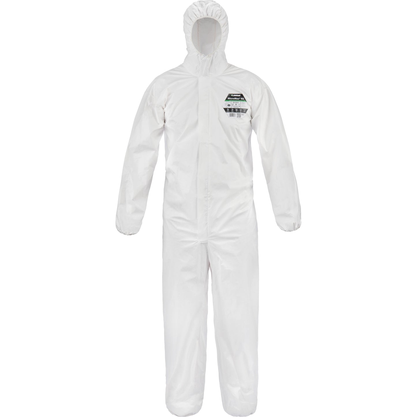 Lakeland MicroMax® Coveralls, 3X-Large, White, Microporous