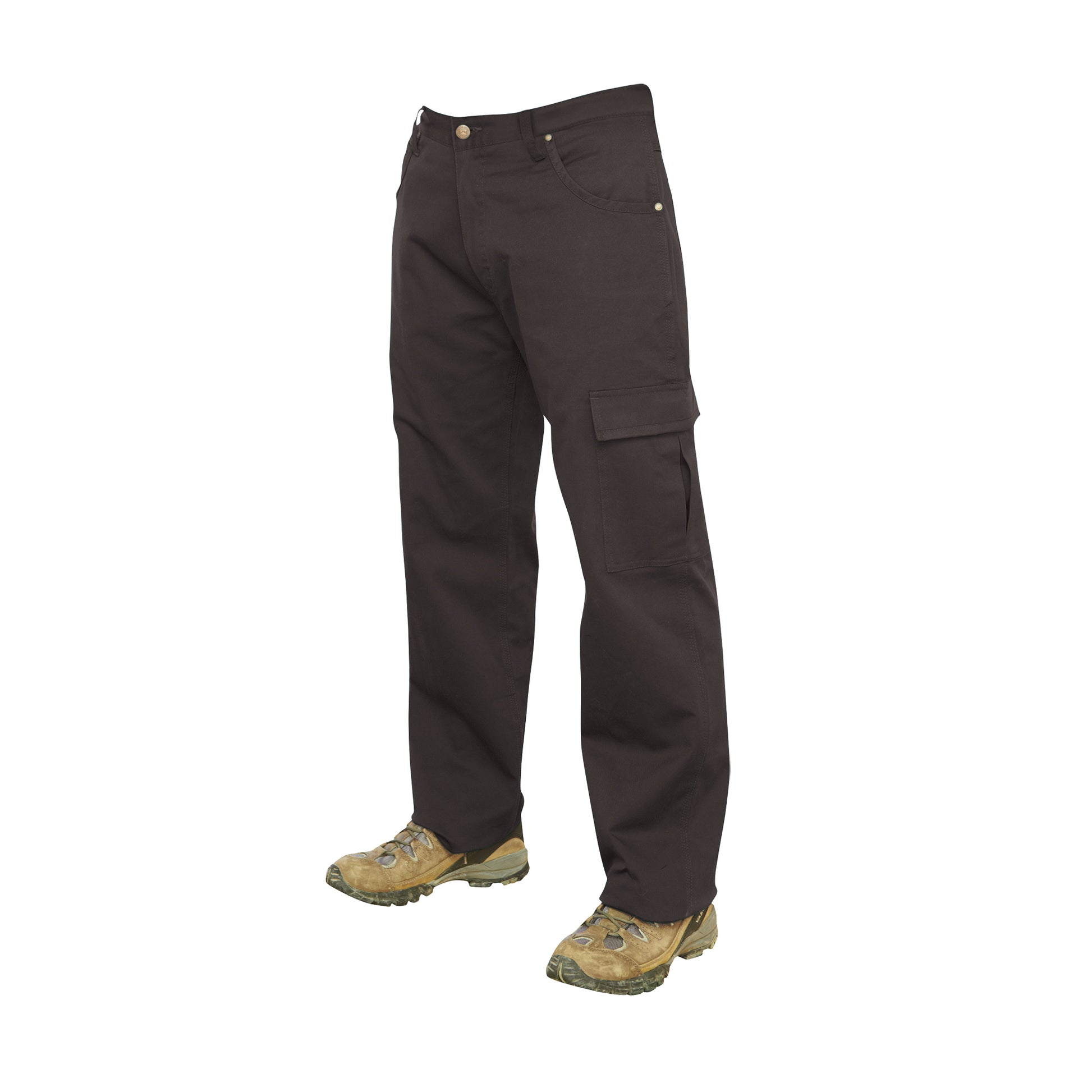 Tough Duck Stretch Twill Cargo Pant, Cotton, Black, Size 44, 30 Inseam