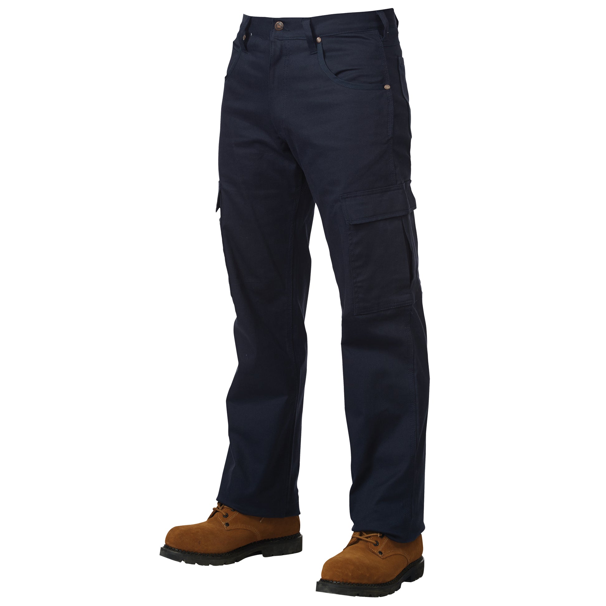 Tough Duck Stretch Twill Cargo Pant, Cotton, Navy Blue, Size 38, 34 Inseam