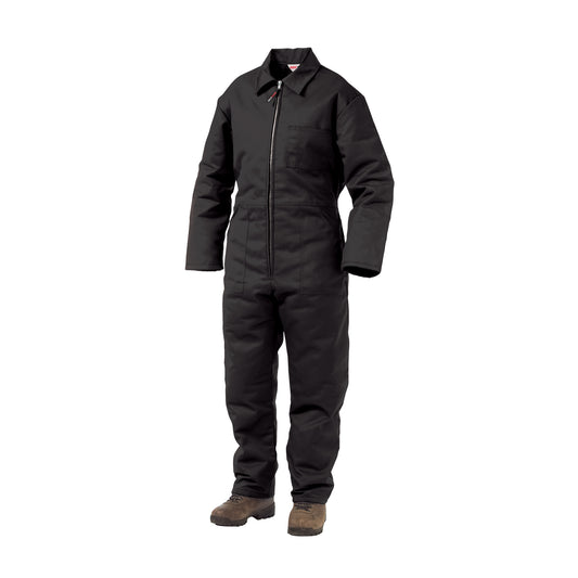 Tough Duck Lined Twill Coveralls, Men's, Black, Size Medium