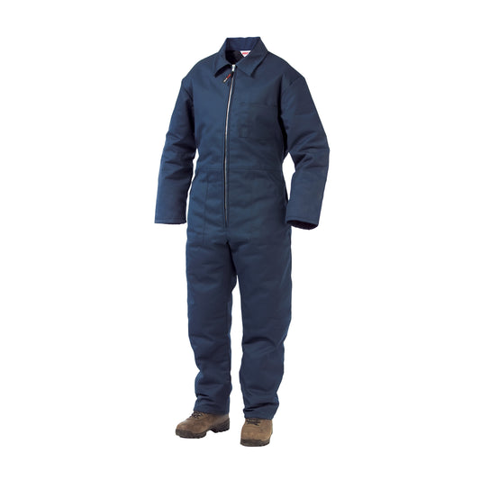 Tough Duck Lined Twill Coveralls, Men's, Navy Blue, Size Small