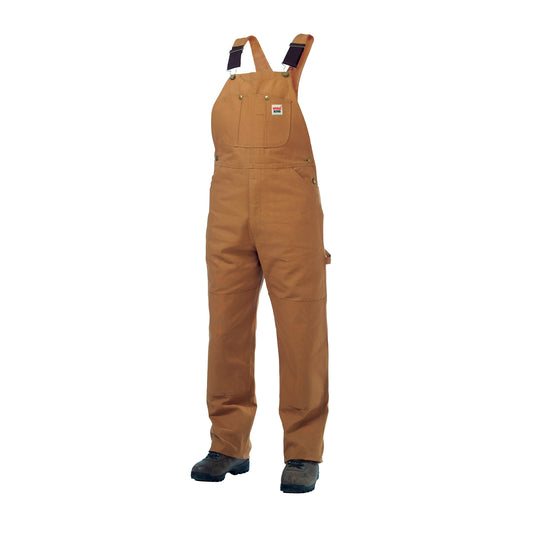 Tough Duck Unlined Duck Overalls, Men's, Small, Brown