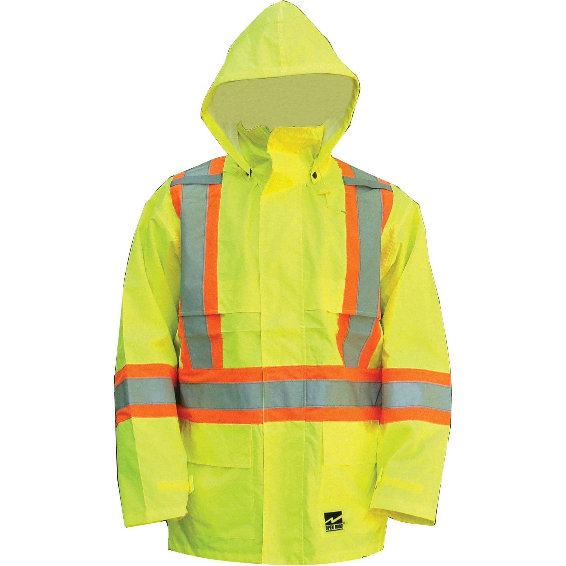 Viking Professional Open Road Jacket, Polyester/Polyurethane, High Visibility Lime-Yellow, X-Large