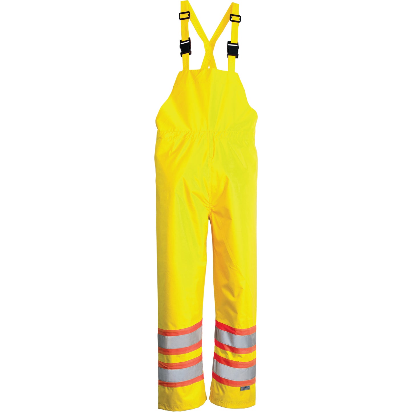 Viking Open Road® Bib Pants, Polyester, X-Large, High Visibility Lime-Yellow