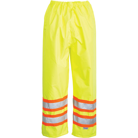 Viking Open Road® Waist Pants, Polyester, Small, High Visibility Lime-Yellow