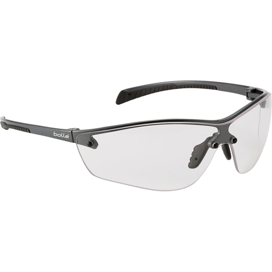 Bollé Safety SILIUM+ Safety Glasses, Clear Lens, Anti-Fog/Anti-Scratch
