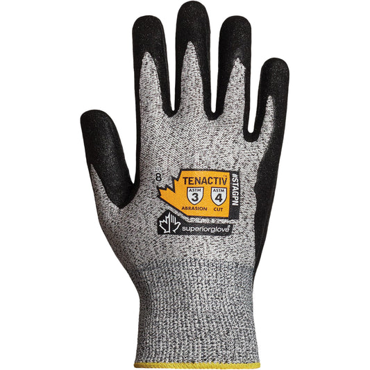 Superior Glove Works Ltd. Cut-Resistant Gloves, Size Small/7, 13 Gauge, Nitrile Coated, TenActiv™ Shell, ASTM ANSI Level A5