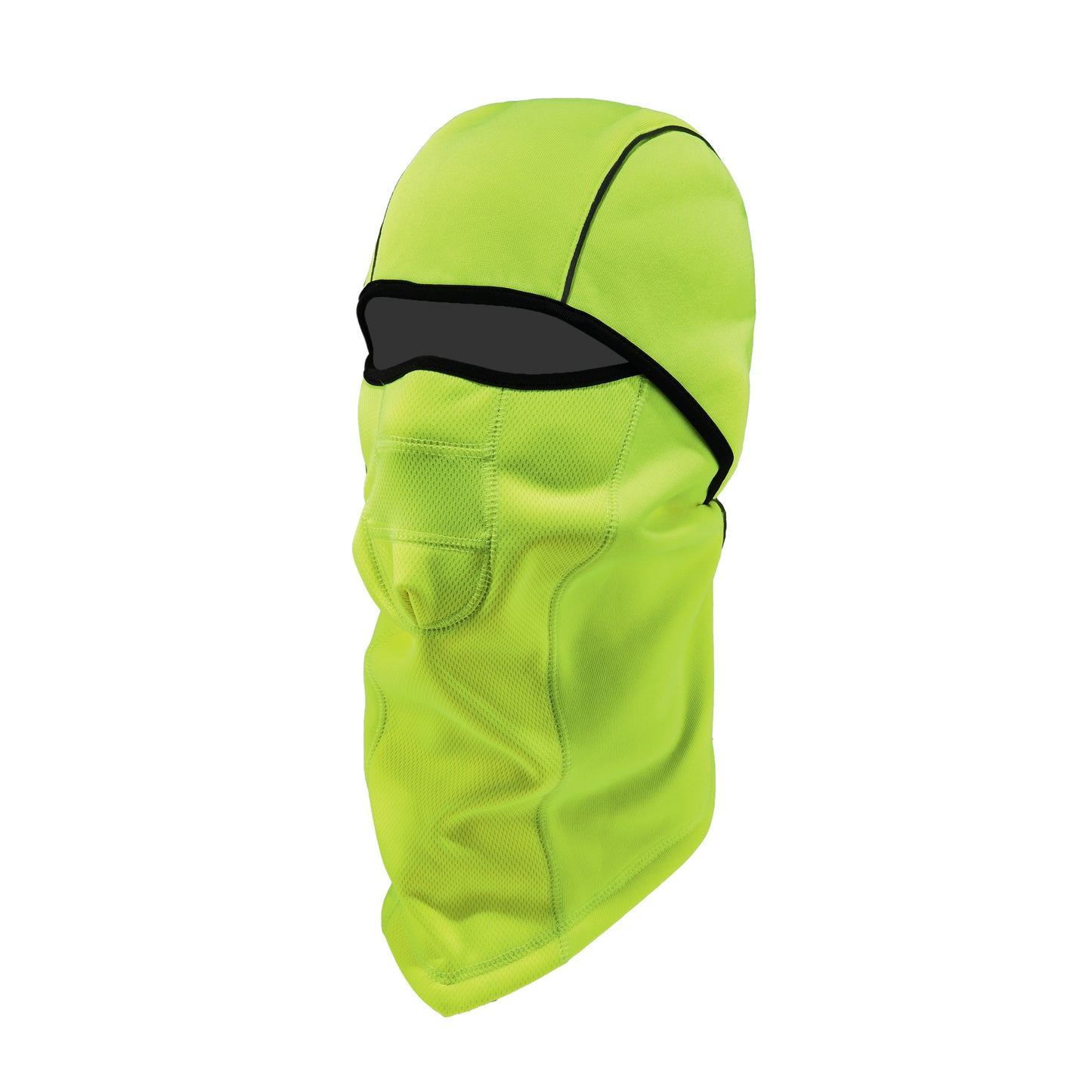 Ergodyne N-Ferno® 6823 Wind-Proof Hinged Balaclava, Fleece, High-Visibility Lime Green