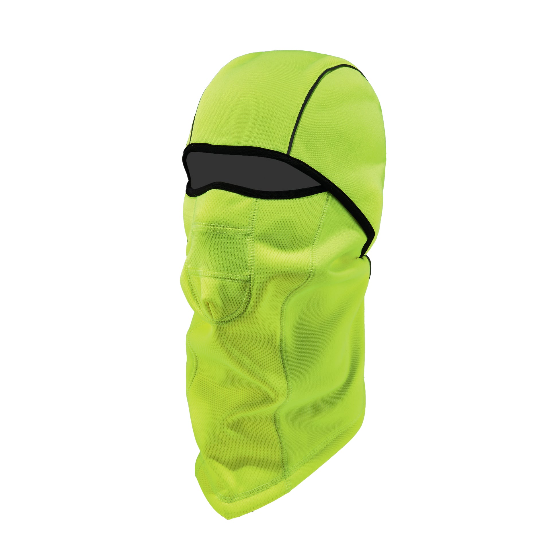 Ergodyne N-Ferno® 6823 Wind-Proof Hinged Balaclava, Fleece, High-Visibility Lime Green