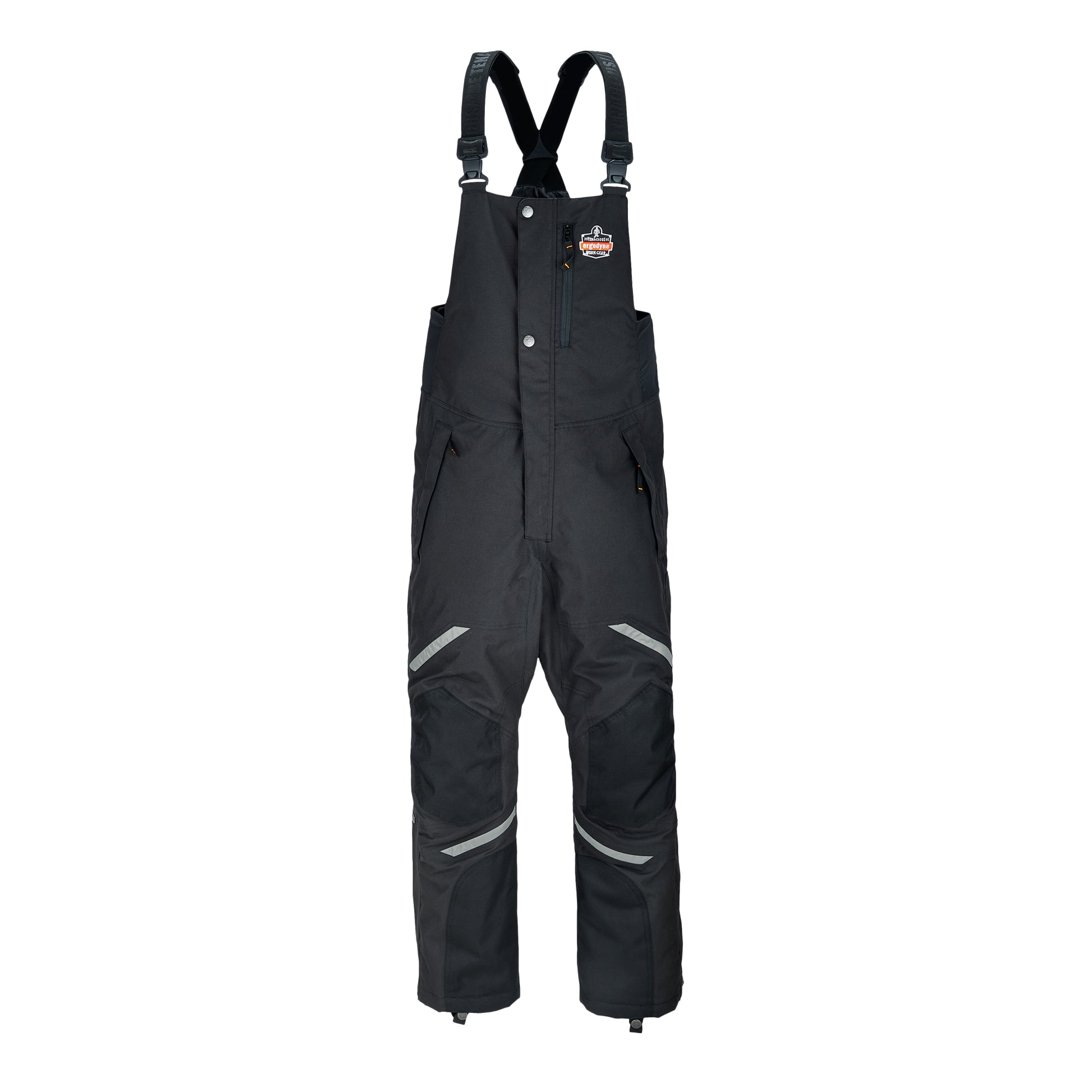 Ergodyne N-Ferno 6471 Thermal Bib Overalls, Men's, Medium, Black