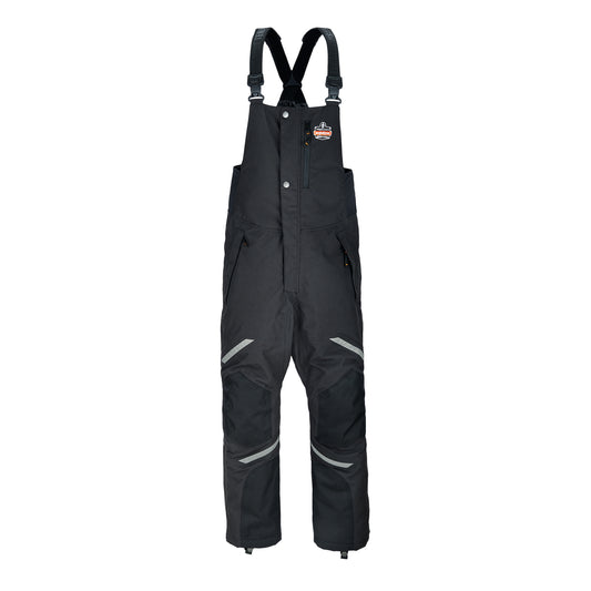 Ergodyne N-Ferno 6471 Thermal Bib Overalls, Men's, Medium, Black