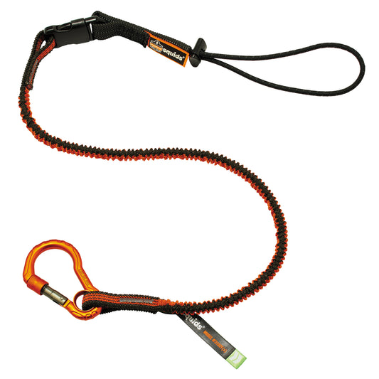 Ergodyne Squids® 3102F(x) Detachable Tool Lanyard, Bungee, Carabiner/Loop