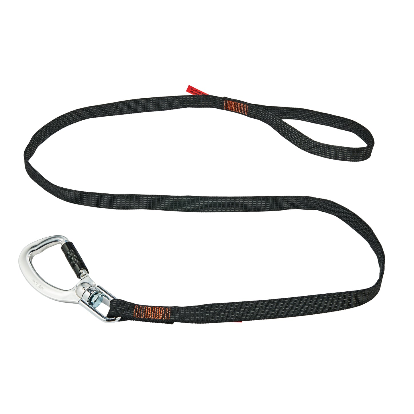 Ergodyne Squids® 3129 Double-Locking Tool Lanyard with Swivel, Fixed Length, Carabiner/Loop