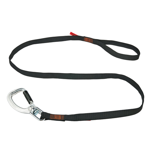 Ergodyne Squids® 3129 Double-Locking Tool Lanyard with Swivel, Fixed Length, Carabiner/Loop