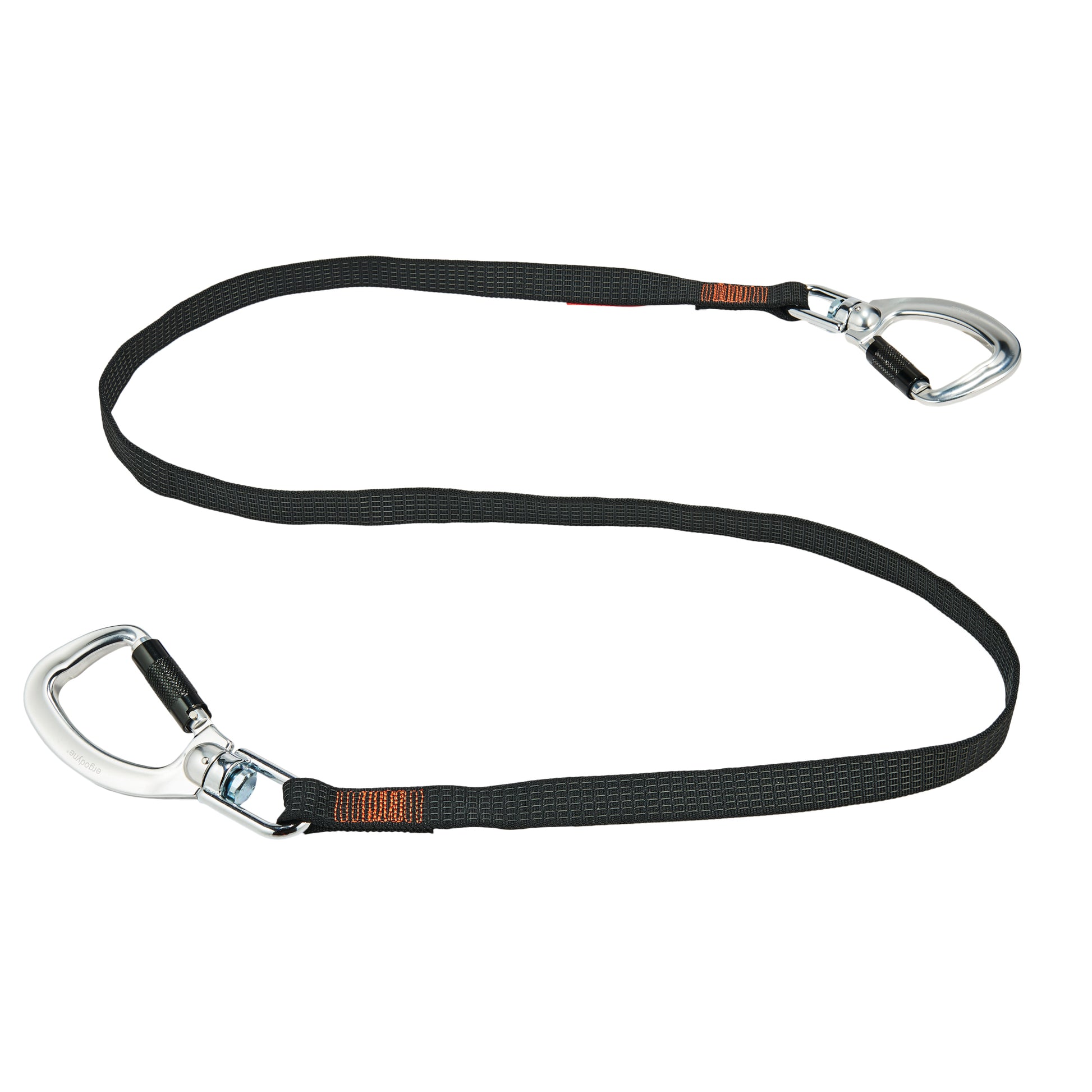 Ergodyne Squids® 3139  Double-Locking Tool Lanyard with Swivel, Fixed Length, Dual Carabiner