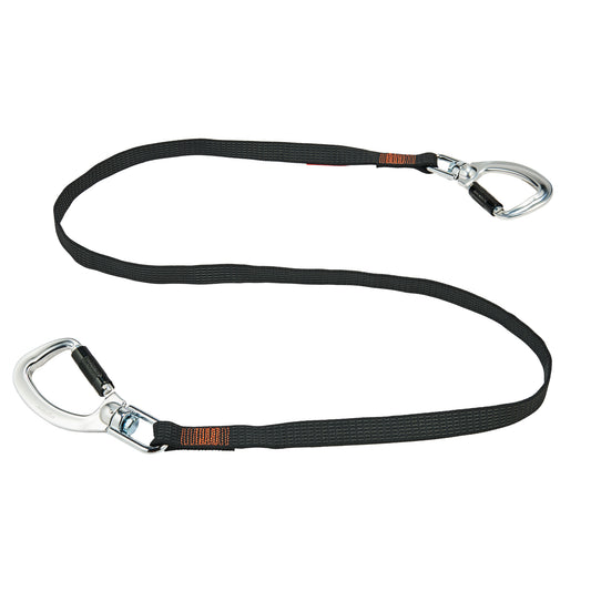 Ergodyne Squids® 3139  Double-Locking Tool Lanyard with Swivel, Fixed Length, Dual Carabiner