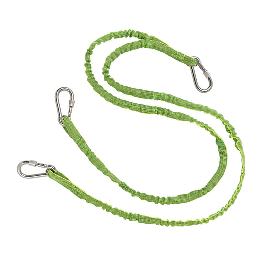 Ergodyne Squids® 3311 Twin Leg Tool Lanyard, Bungee, Triple Carabiner