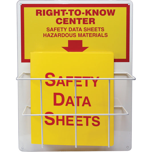 Accuform Signs Single Basket Center, English, Binders Included