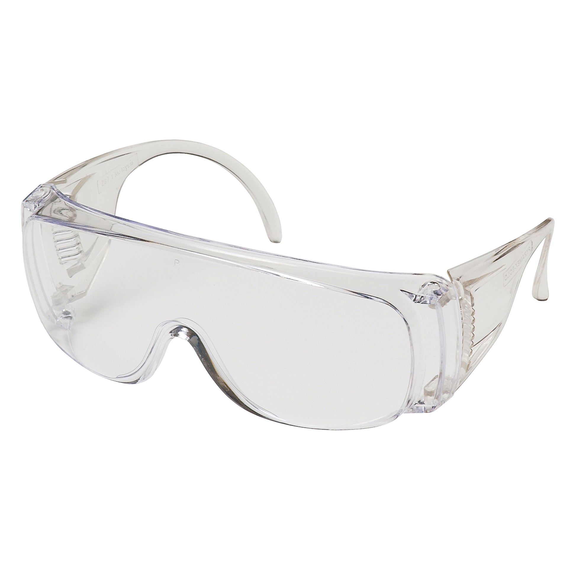 Pyramex Solo Safety Glasses, Clear Lens, ANSI Z87+/Meets/Exceeds CSA Z94.3