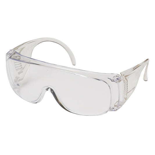 Pyramex Solo Safety Glasses, Clear Lens, ANSI Z87+/Meets/Exceeds CSA Z94.3