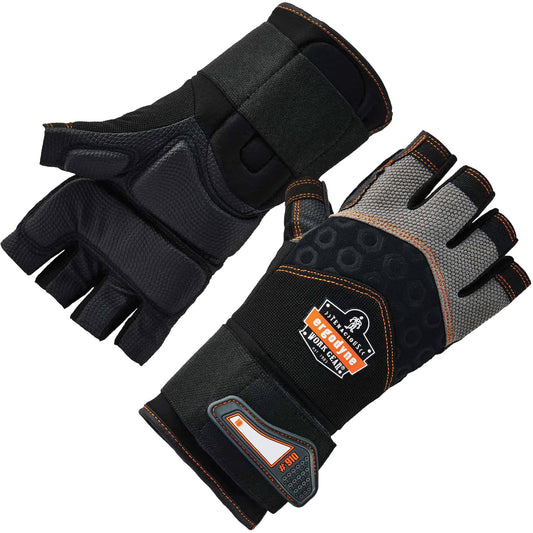 Ergodyne ProFlex® 910 Impact Glove, Small, Synthetic Palm, Hook & Loop Cuff